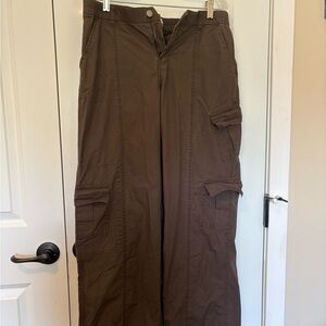 Women's Brown Cargo Pants
